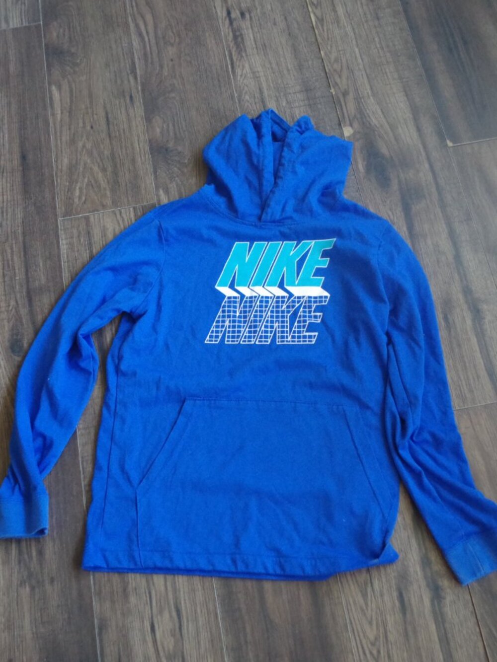 Vintage Youth Large Blue Niki Hoodie Made In Vietnam